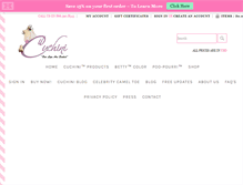 Tablet Screenshot of cuchini.com